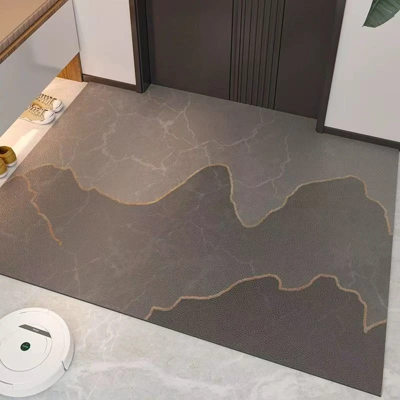 335【100*140】硅藻泥入户门地垫玄关脚垫进门耐脏垫子家用防滑垫