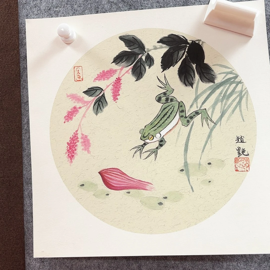 书法赵艳老师亲笔手绘