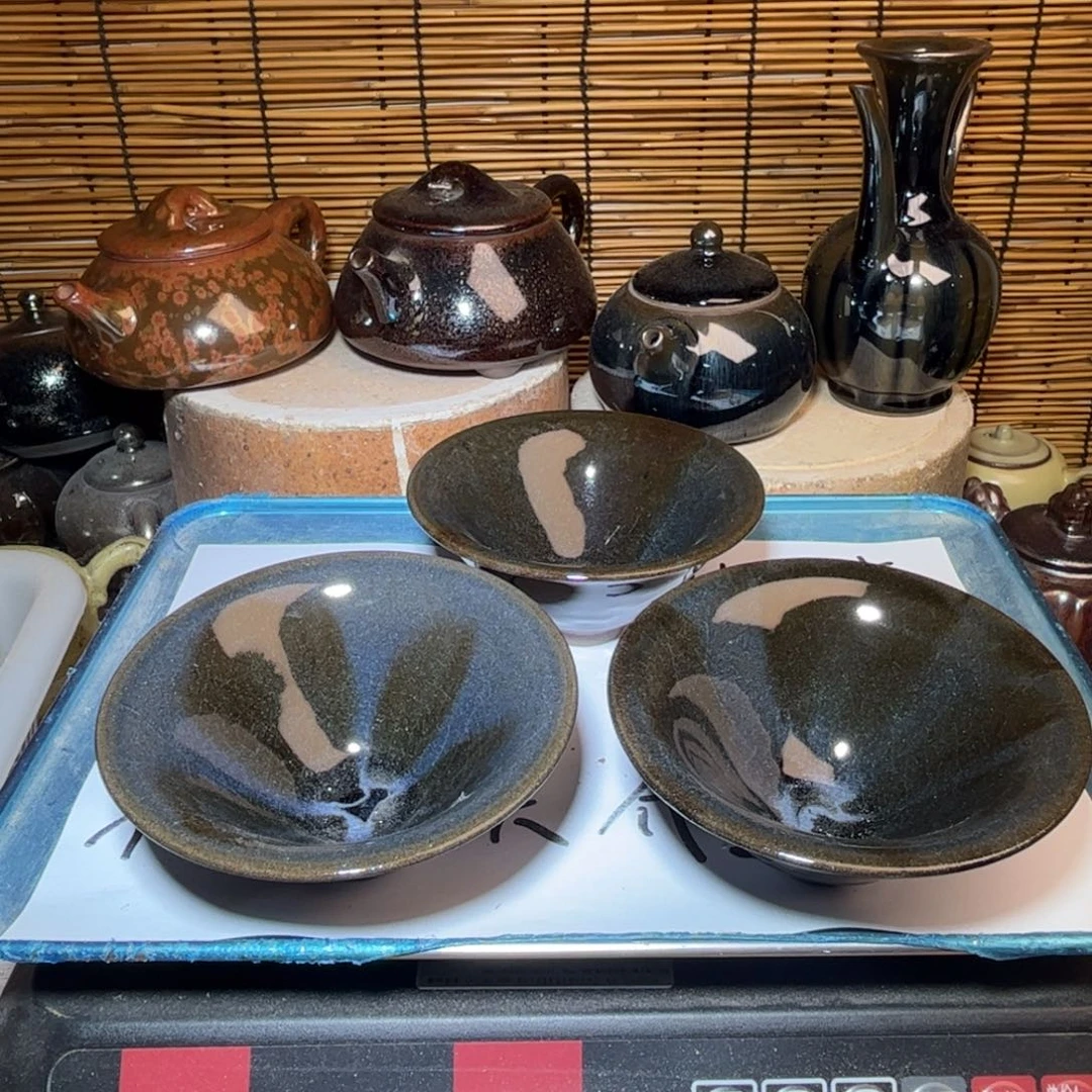 茶盏建窑建盏 微瑕作品