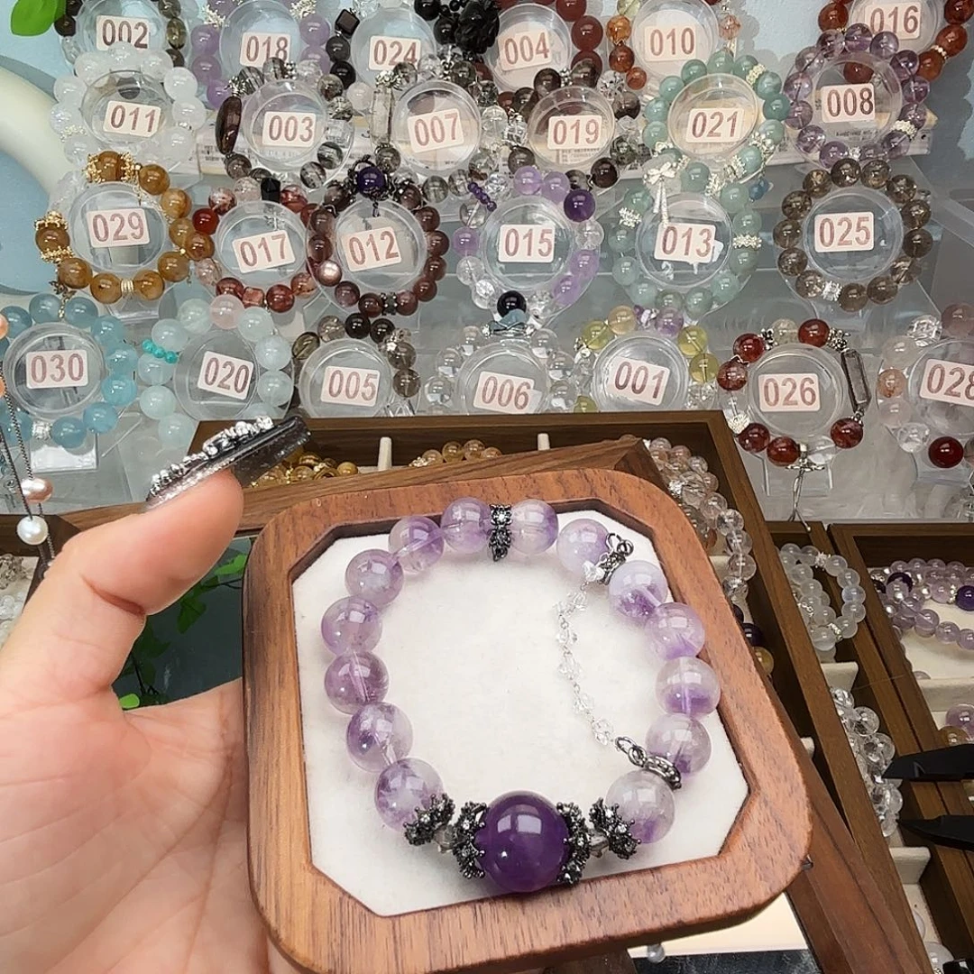 手链水晶银S925镶嵌