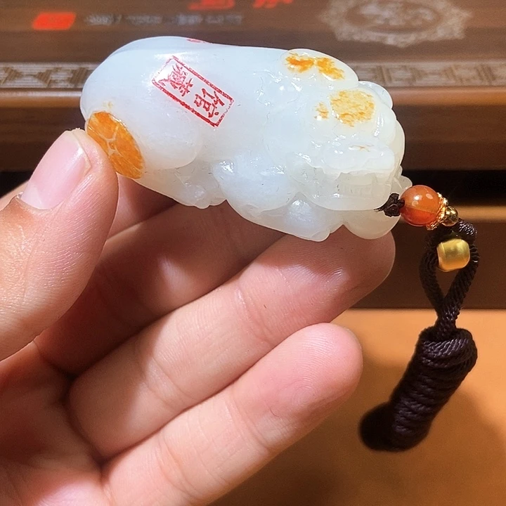 和田玉未镶嵌颈饰HX