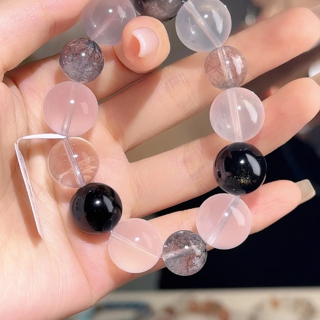 水晶手链未镶嵌拍十件