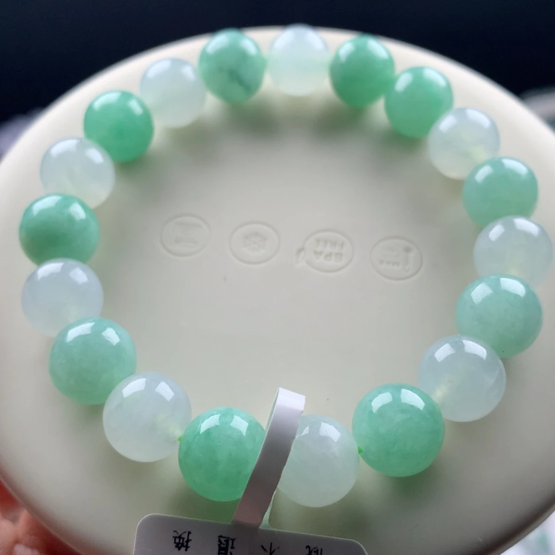 翡翠未镶嵌手链卡10