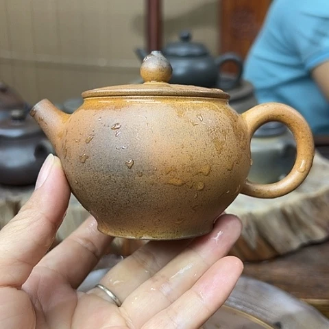 戬谷龙窑柴烧茶壶
