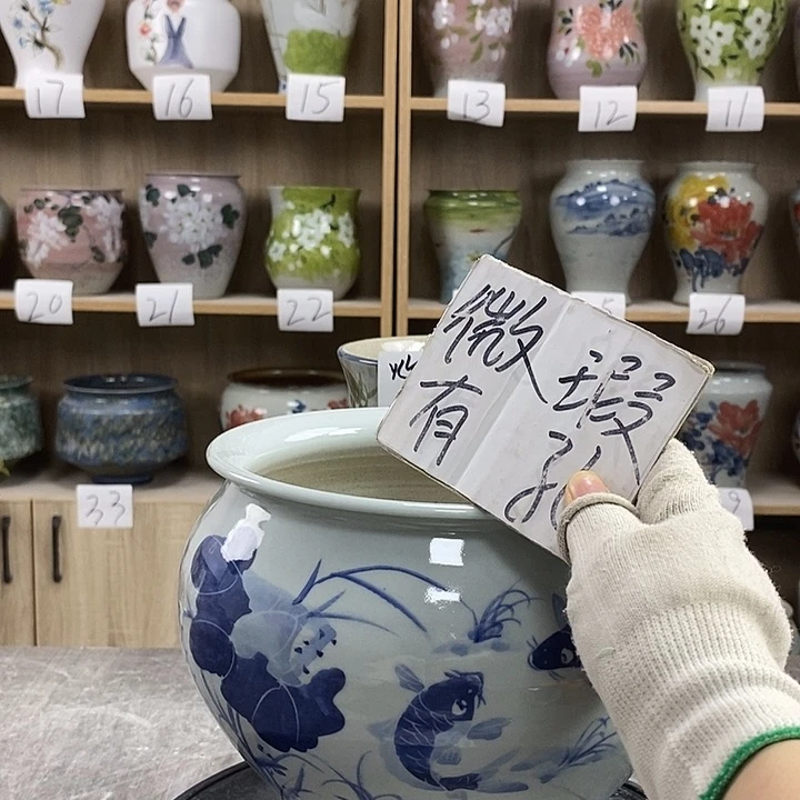 缸13xc景德镇陶瓷花盆