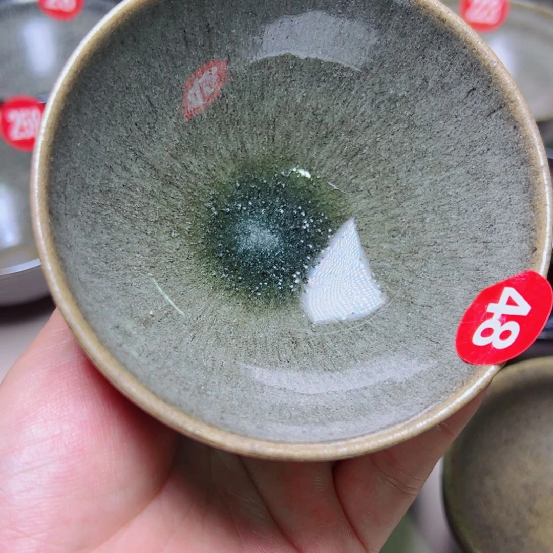 茶盏万****）龙窑柴烧茶盏现代