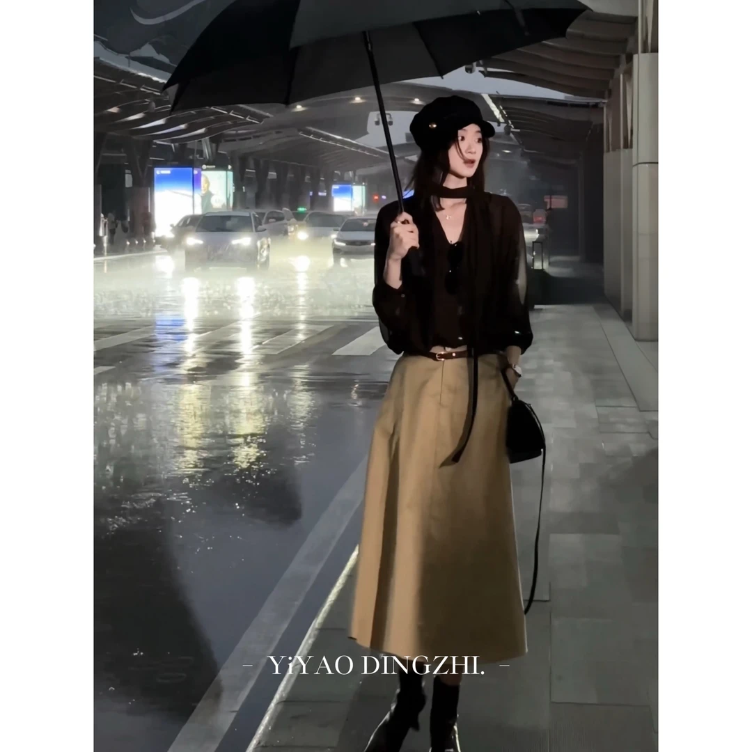 【亦瑶定制】中式美学/半身裙 秋款高端休闲时尚设计款5XKJJ10160