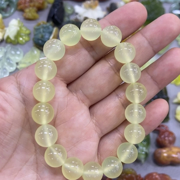 未镶嵌蛇纹石玉手串