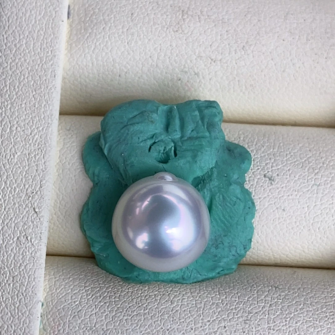 未镶嵌澳白裸珠海水珍珠宝石光无瑕11.8mm