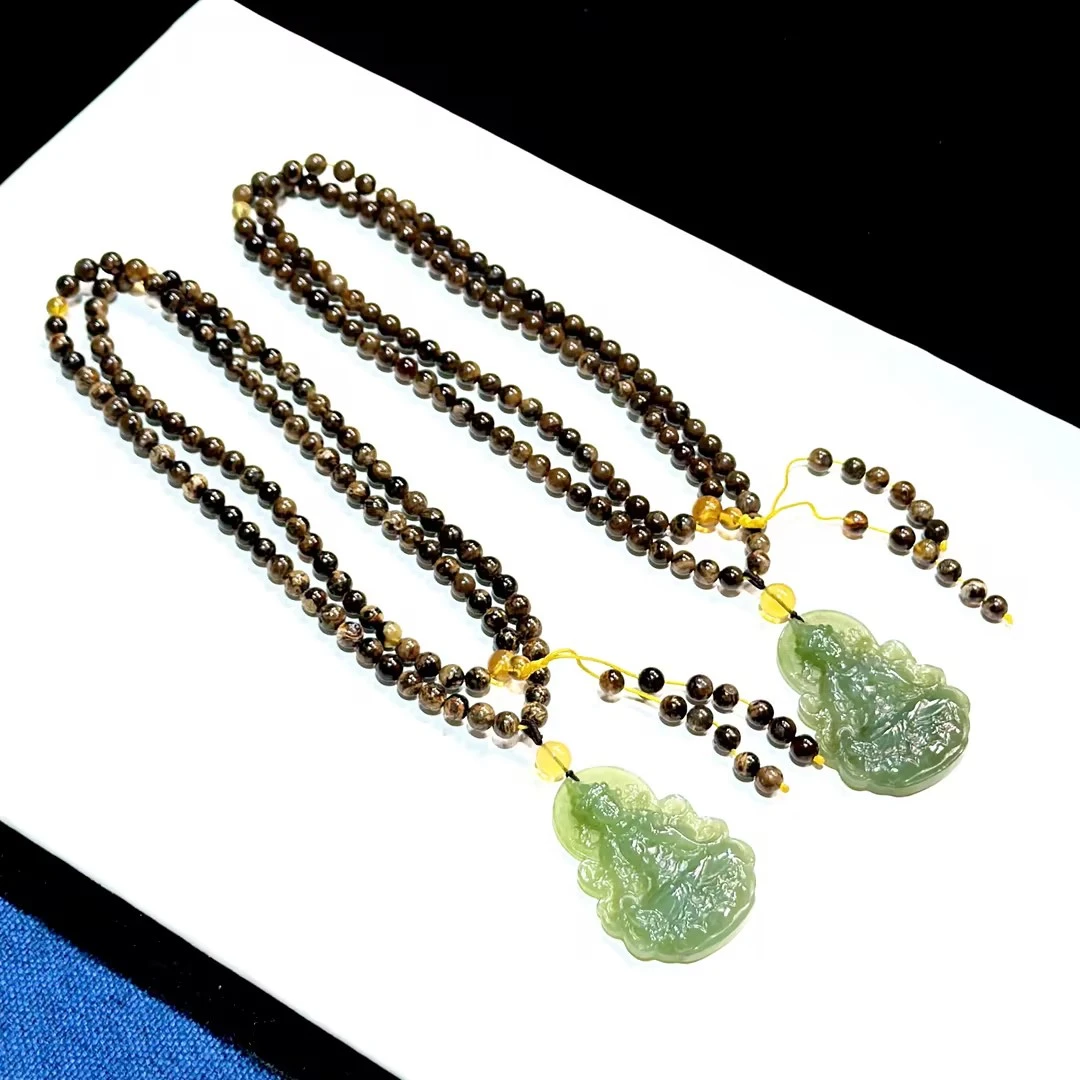 【CH】和田玉度母DIY毛衣链-约6mm（多样性发其一）