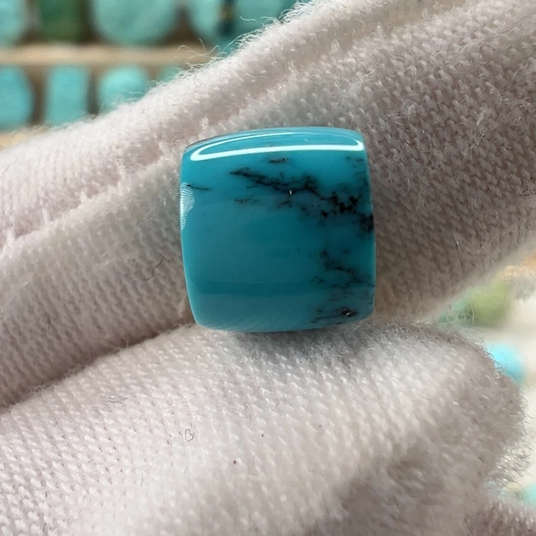 未镶嵌绿松石配饰8*7mm