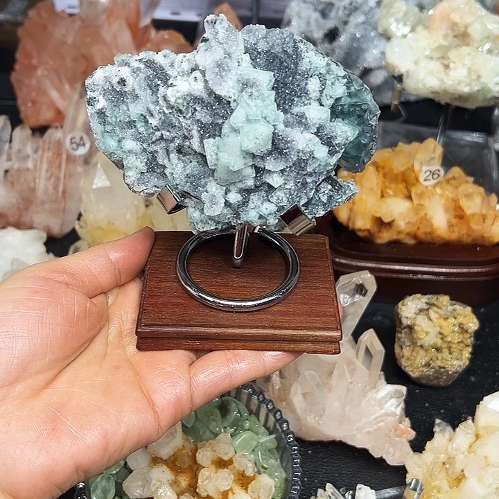 珠宝半成品紫晶银S925镶嵌