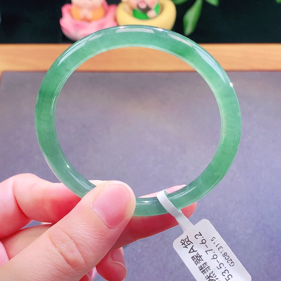 翡翠未镶嵌手镯天然翡翠