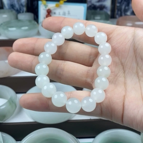 石英质玉（金丝玉）未镶嵌手镯