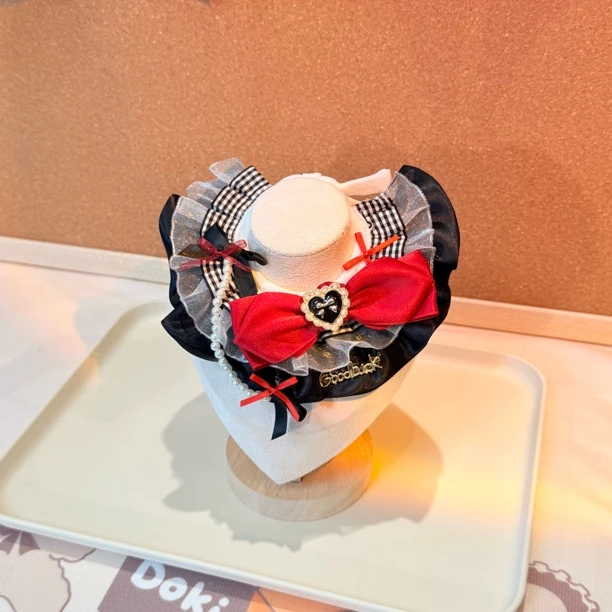 【二妹的小糍粑狗狗】Doki Pet精致蕾丝猫咪狗狗围脖口水巾围兜