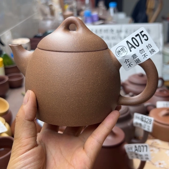 紫砂茶壶降坡泥半手400