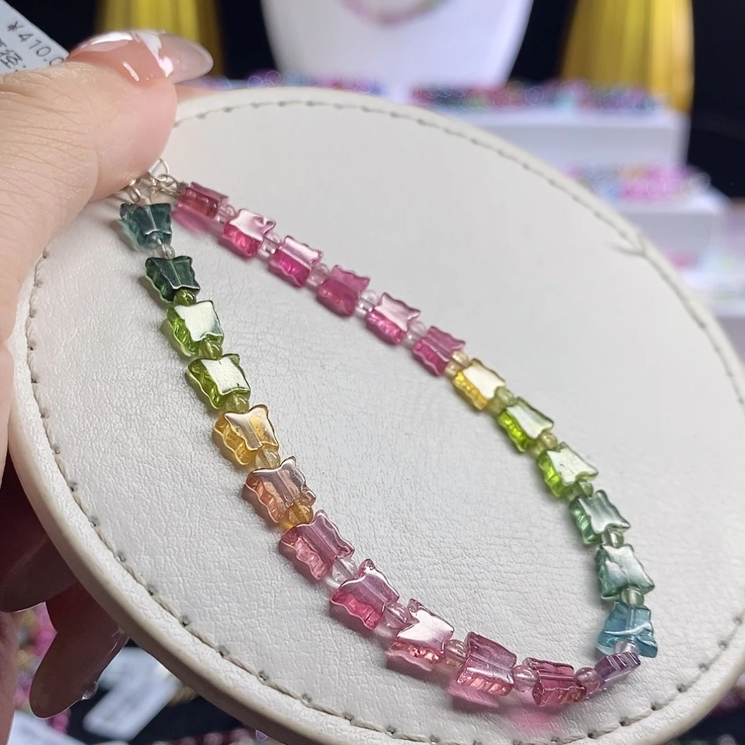 未镶嵌手链碧玺蝴蝶