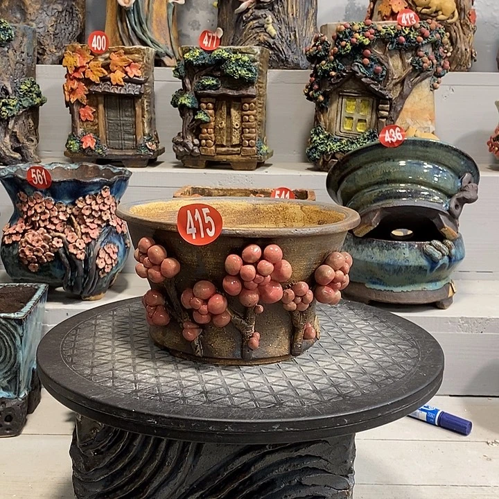 415号陶然花器手工花盆