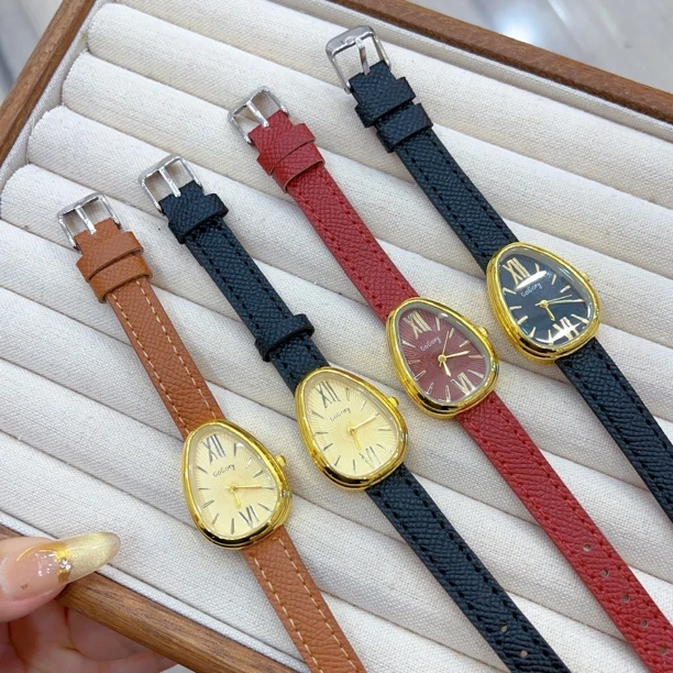伊帕尔阿依时尚新款百搭腕表女士手表气质简约防水复古小众潮流