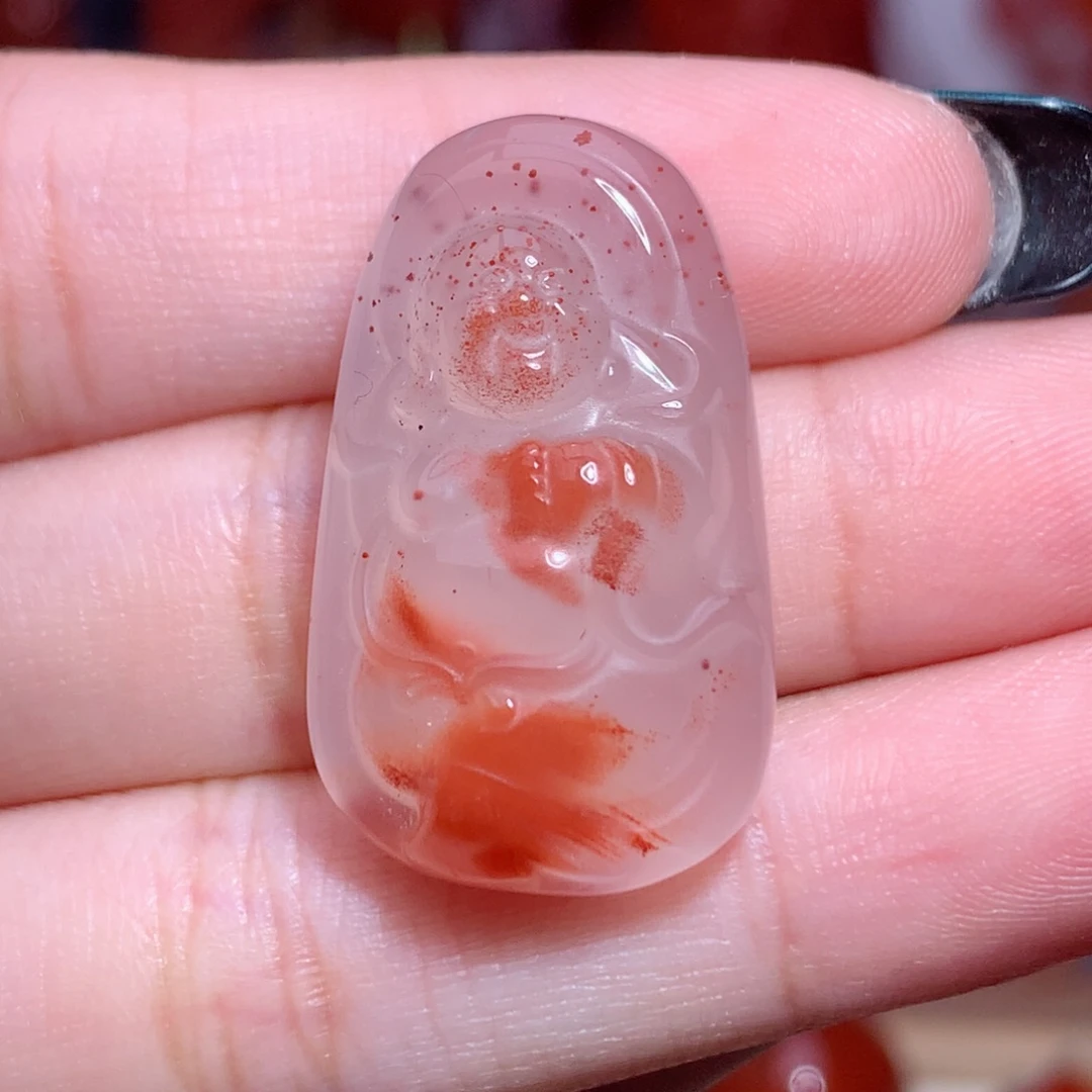 南红玛瑙未镶嵌南红佛牌