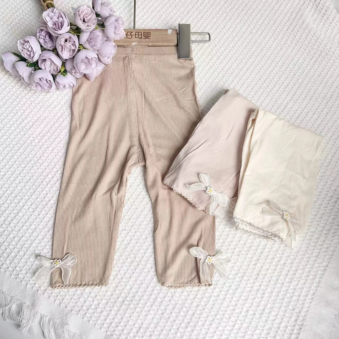 糖【6601花朵蝴蝶结】打底裤