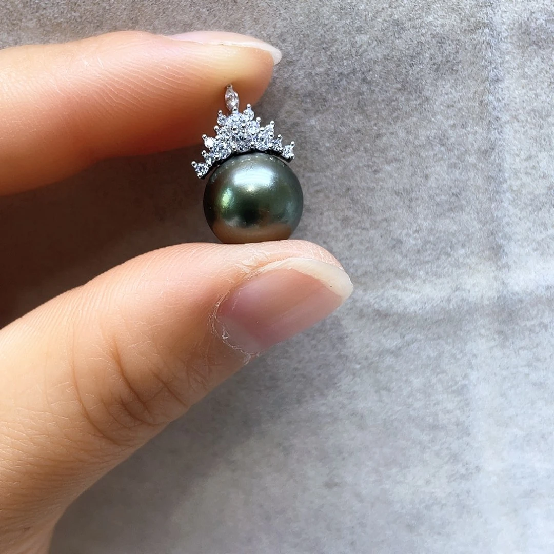 海水珍珠颈饰银S925镶嵌