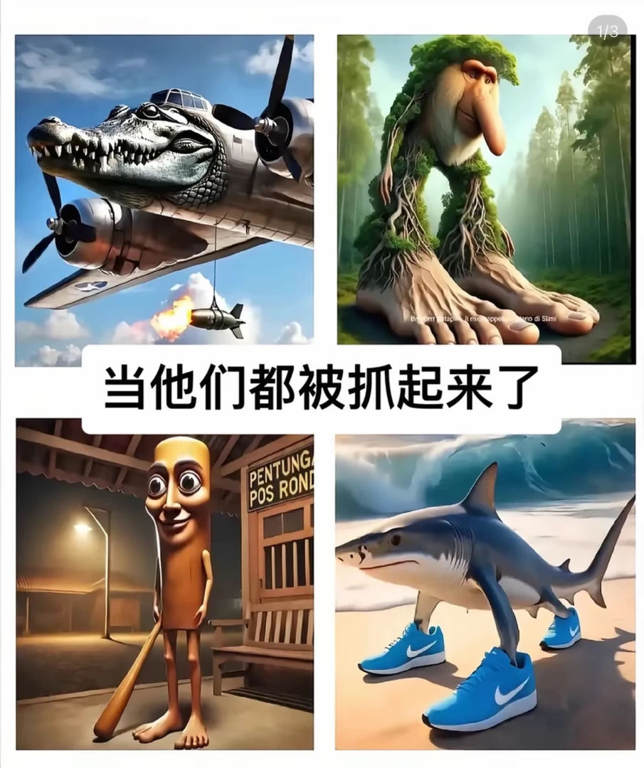 外国山海经桌面贴纸