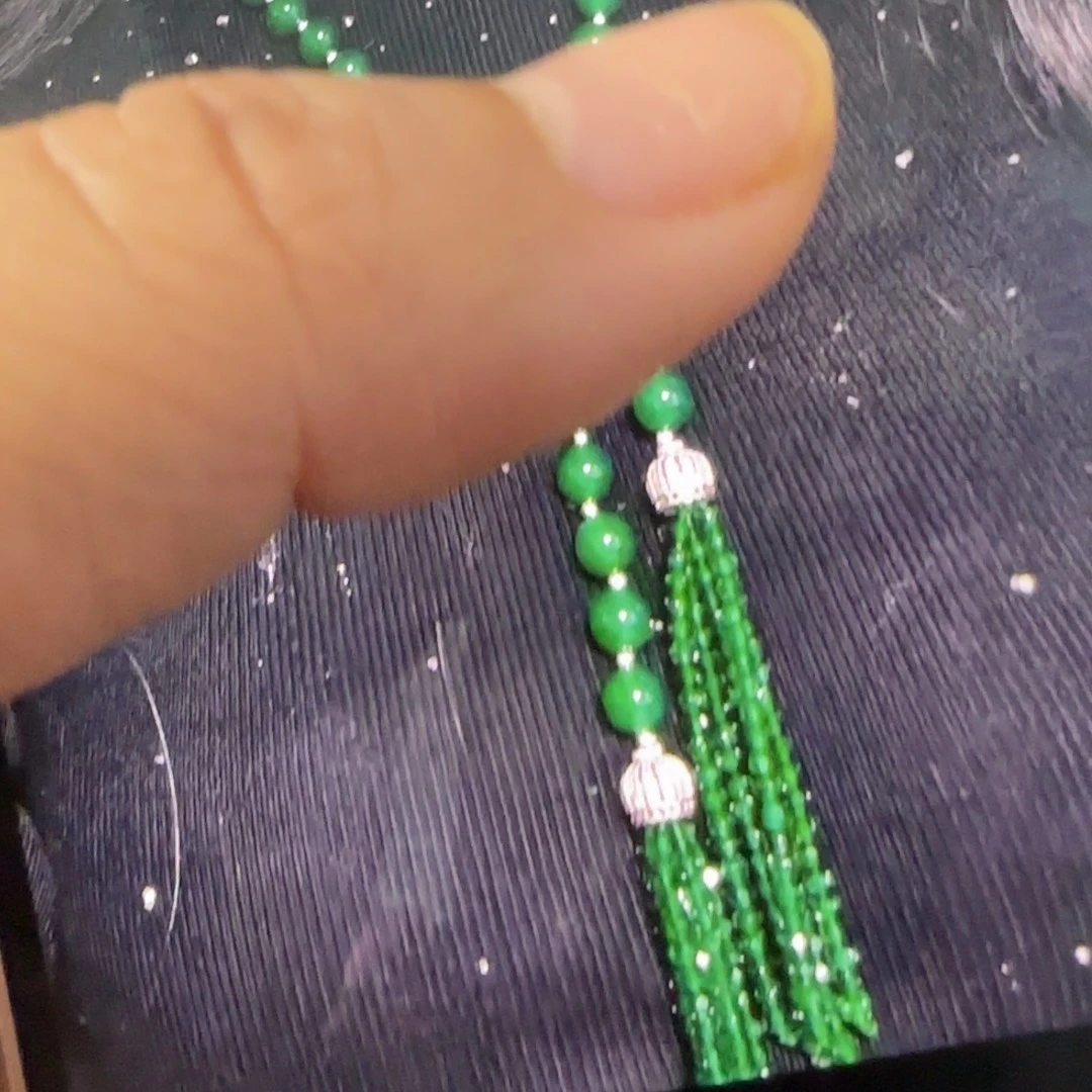 黑***n大理石铁合金项链单独