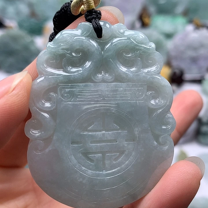 翡翠未镶嵌颈饰仿古龙行天下福利