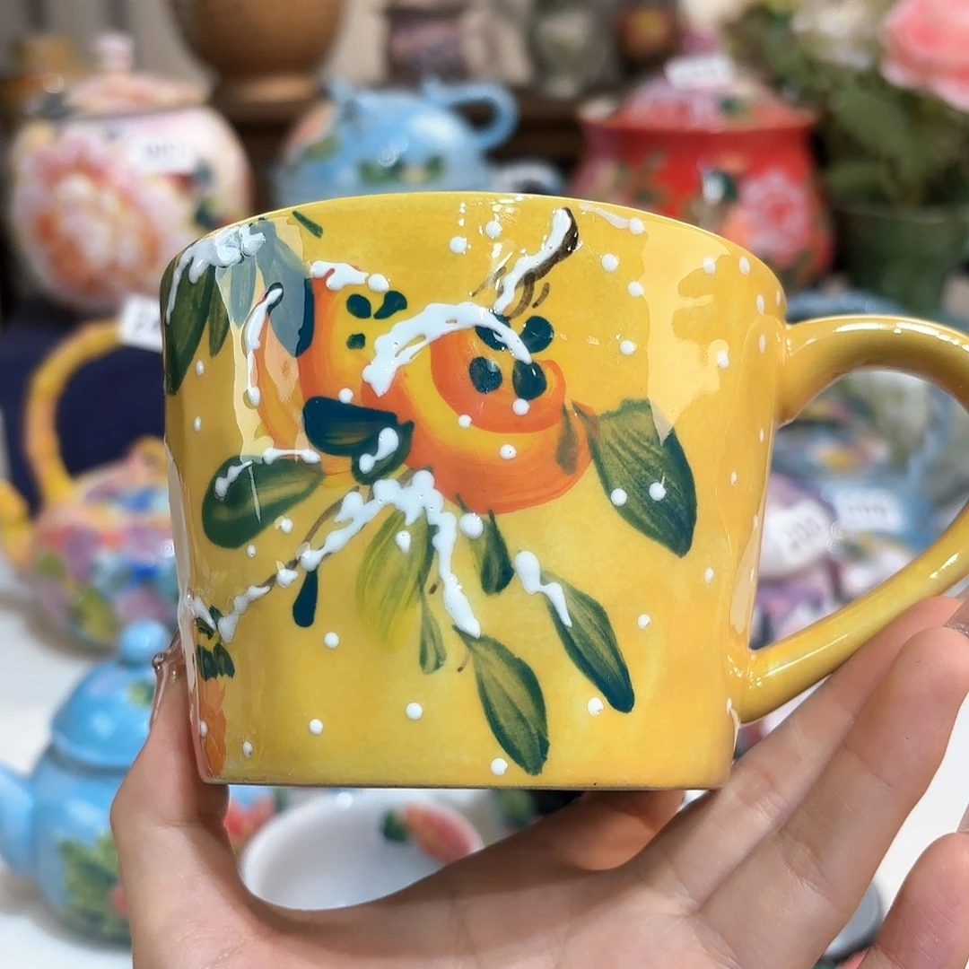 景德镇手绘高温釉下彩陶瓷茶具