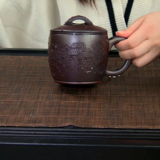 紫砂茶杯高货放漏