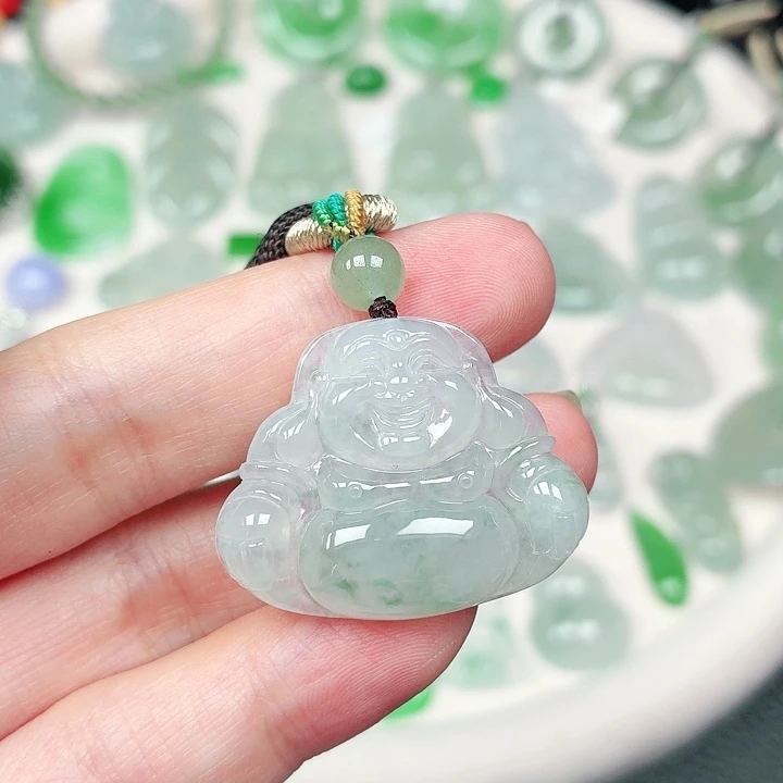 颈饰未镶嵌翡翠缅甸天然A货翡翠