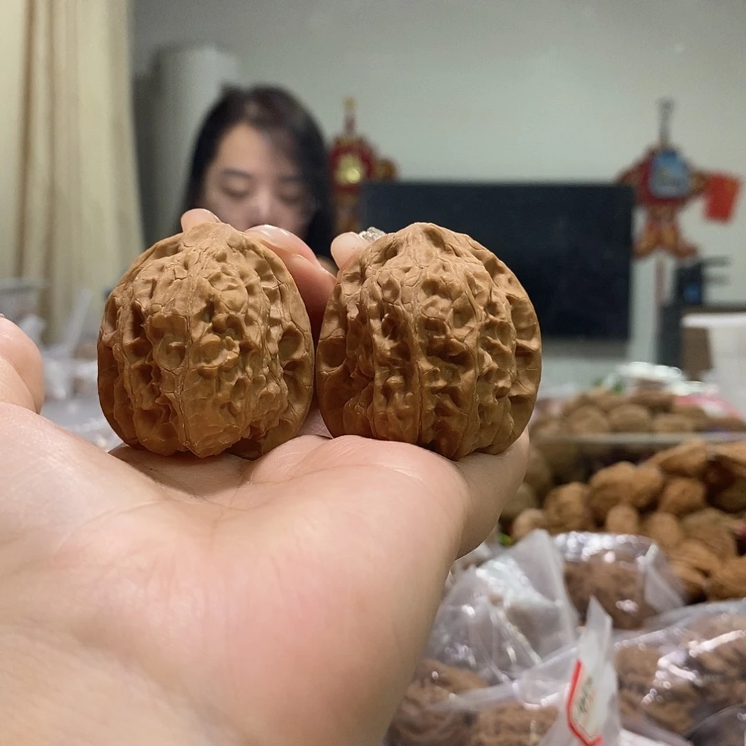 把件文玩核桃39罗汉头46克