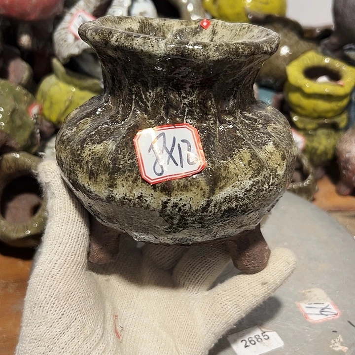 粗陶花盆，现在的支持的