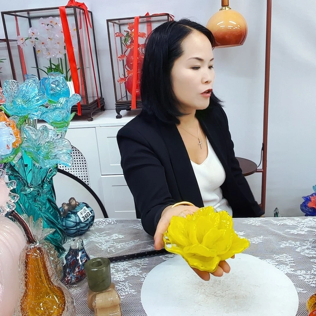 烛台安妮家居琉璃摆件