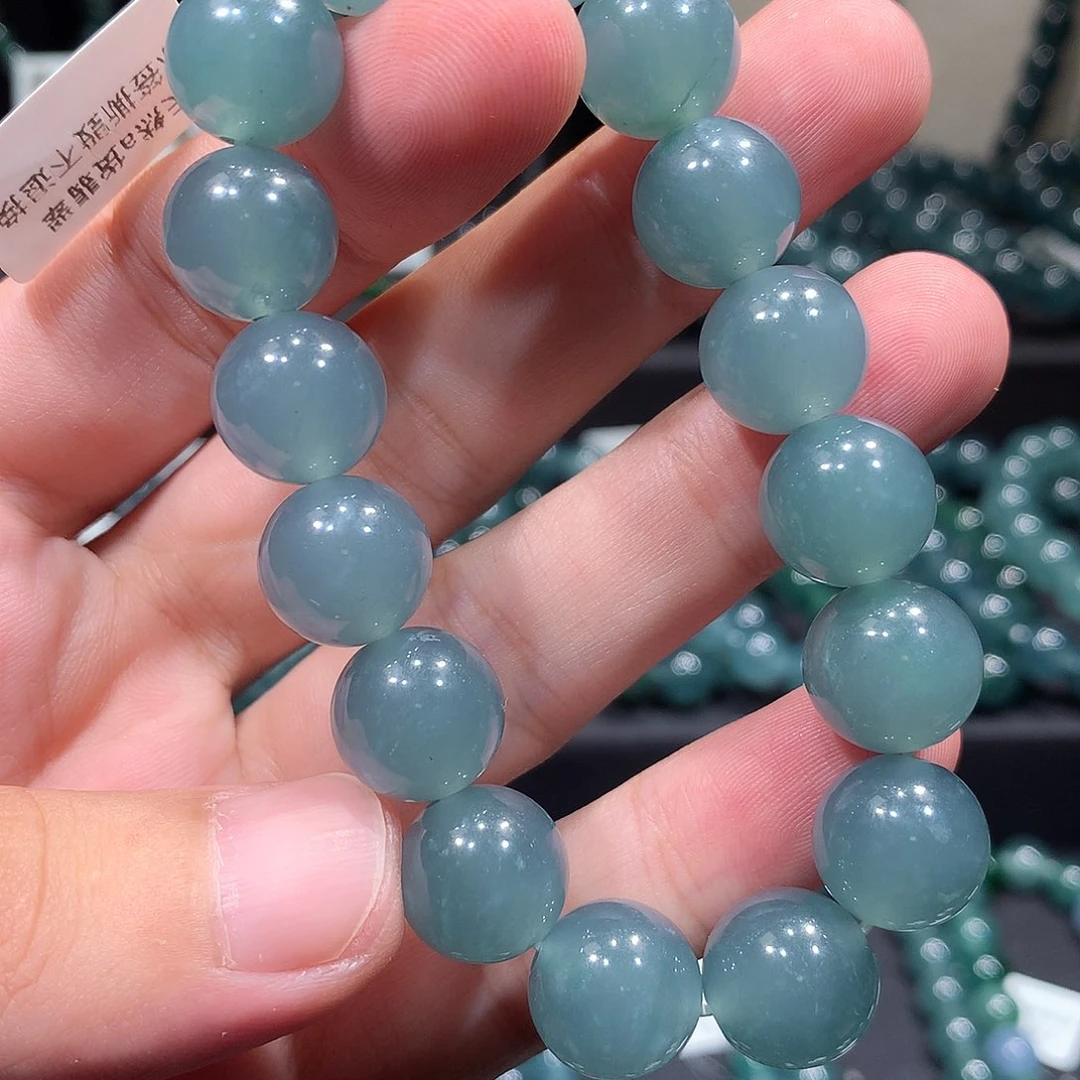 未镶嵌手链翡翠天然a货翡翠手串12.8