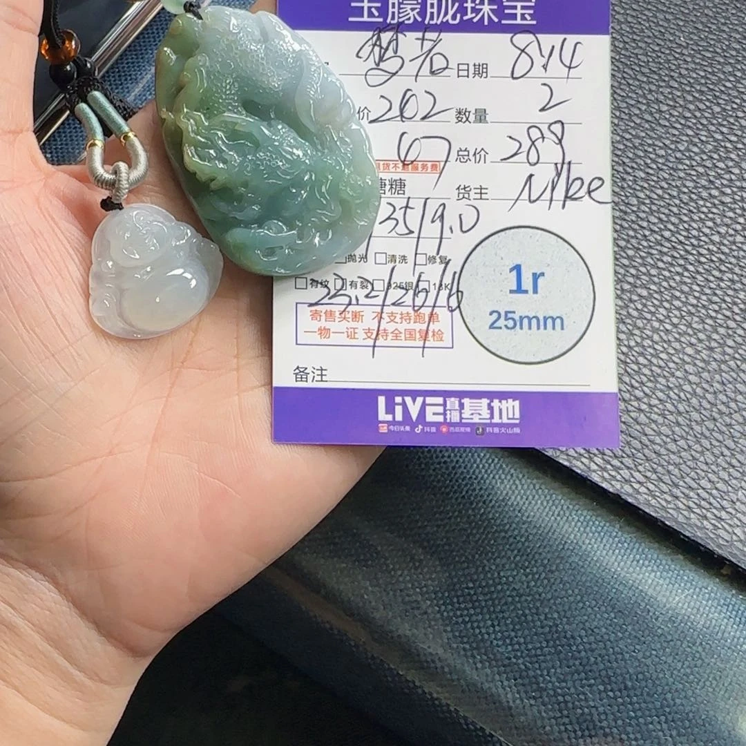 梦***卿翡翠未镶嵌颈饰翡翠