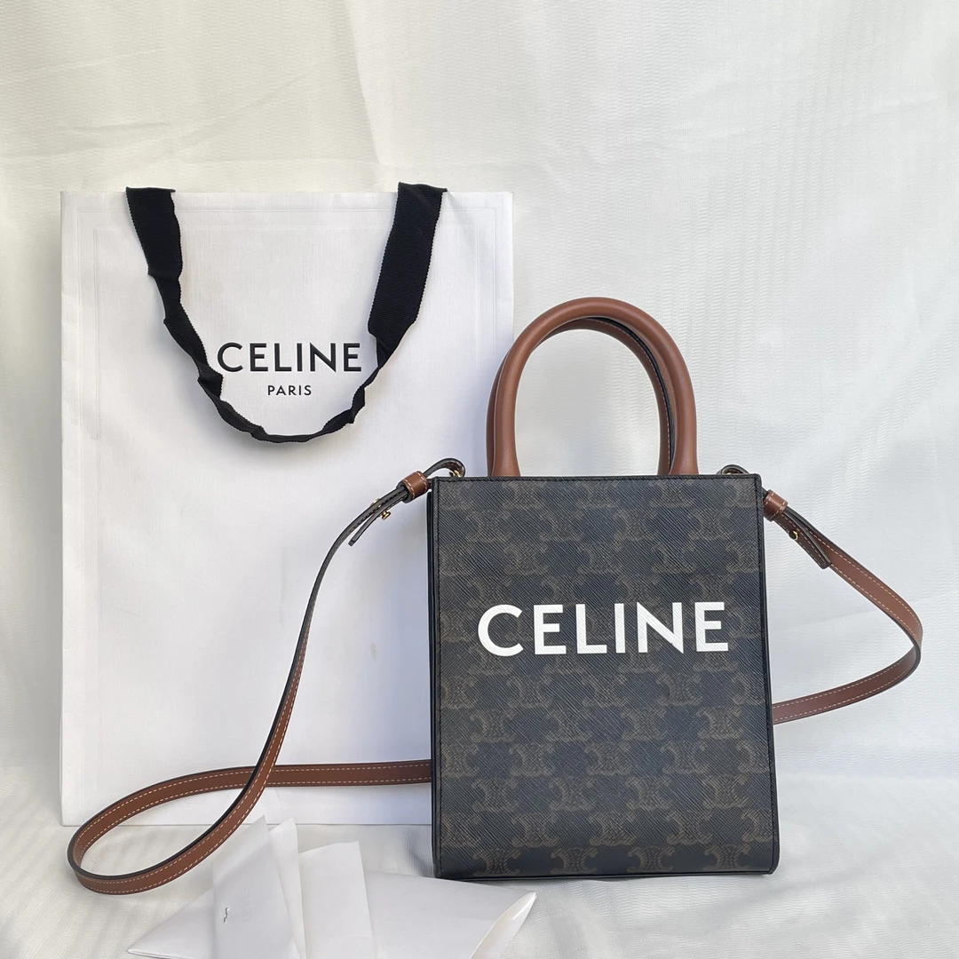 95新 Celine/思琳 celine 棕老花琴谱mini
