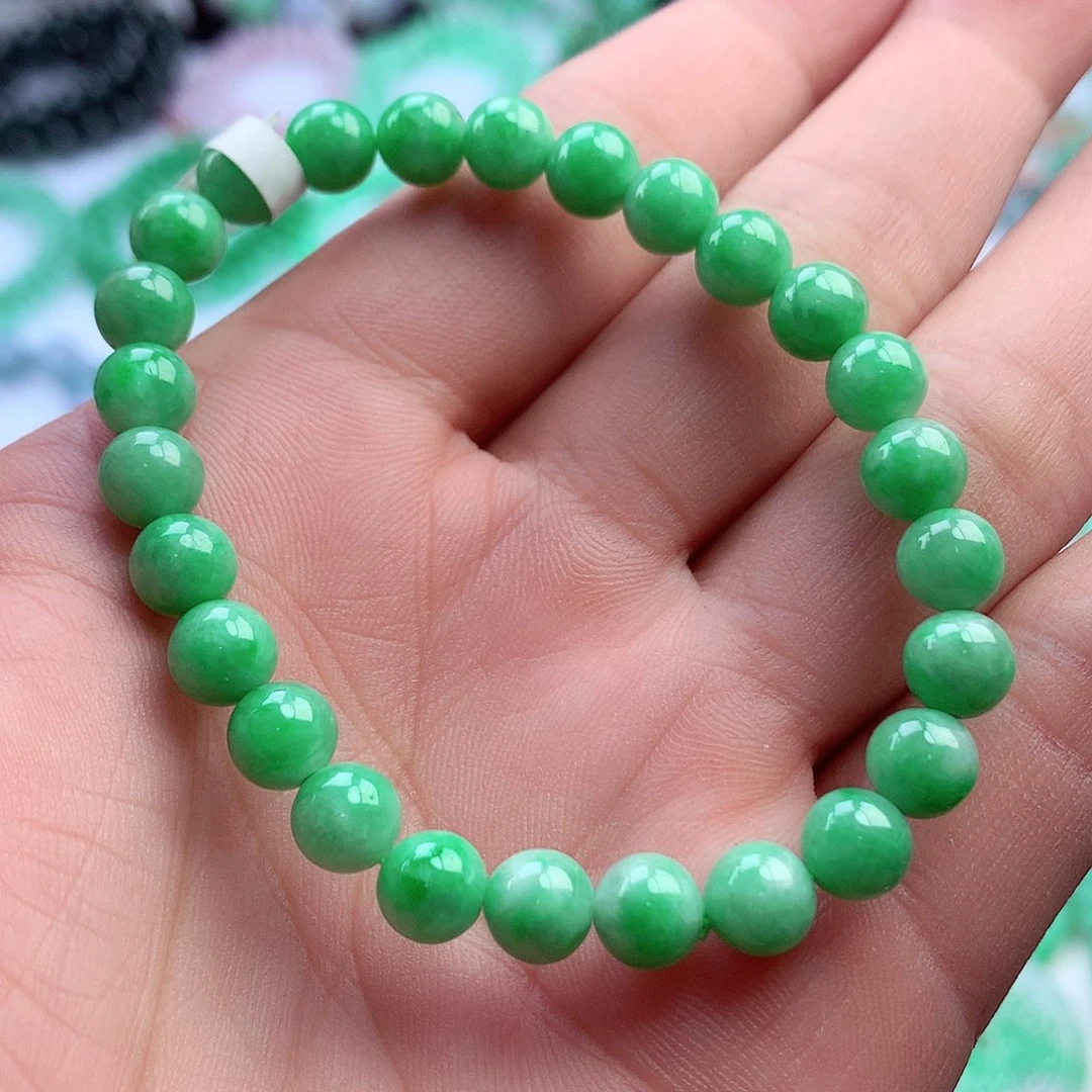 未镶嵌手链翡翠手串