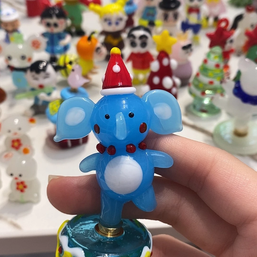 琉璃手工艺品大象