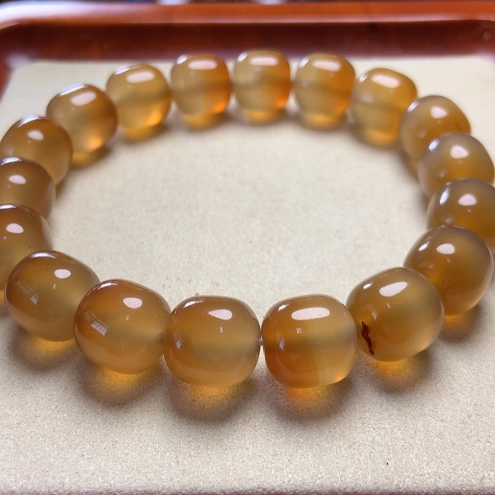 未镶嵌手串玛瑙/玉髓香槟渐变