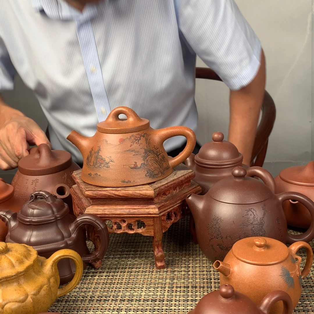 北***影茶壶紫砂宜兴紫砂壶茶壶原矿紫砂壶