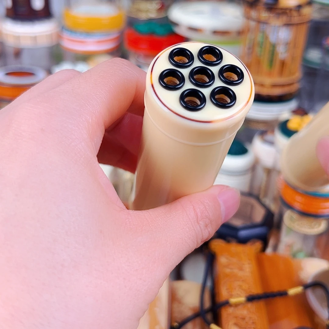 康记七孔竹蛉筒一个