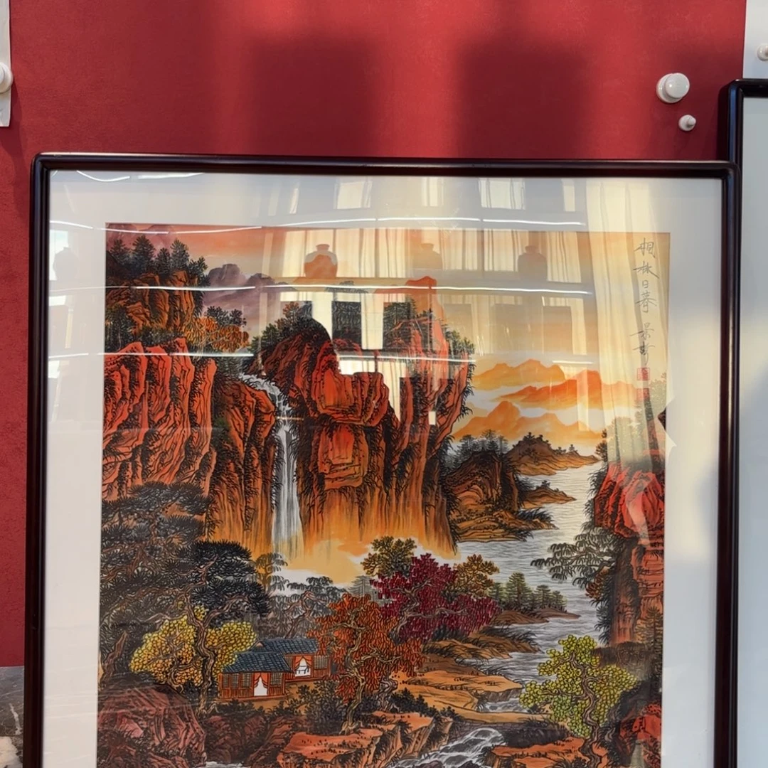 用***8带灯款精品书画精品大展银