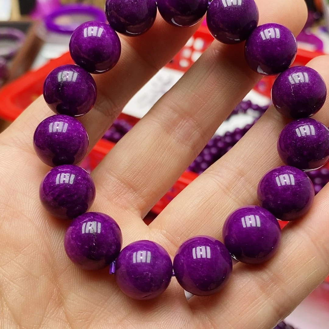 合金苏纪石（舒俱来）手链帝王紫14手串