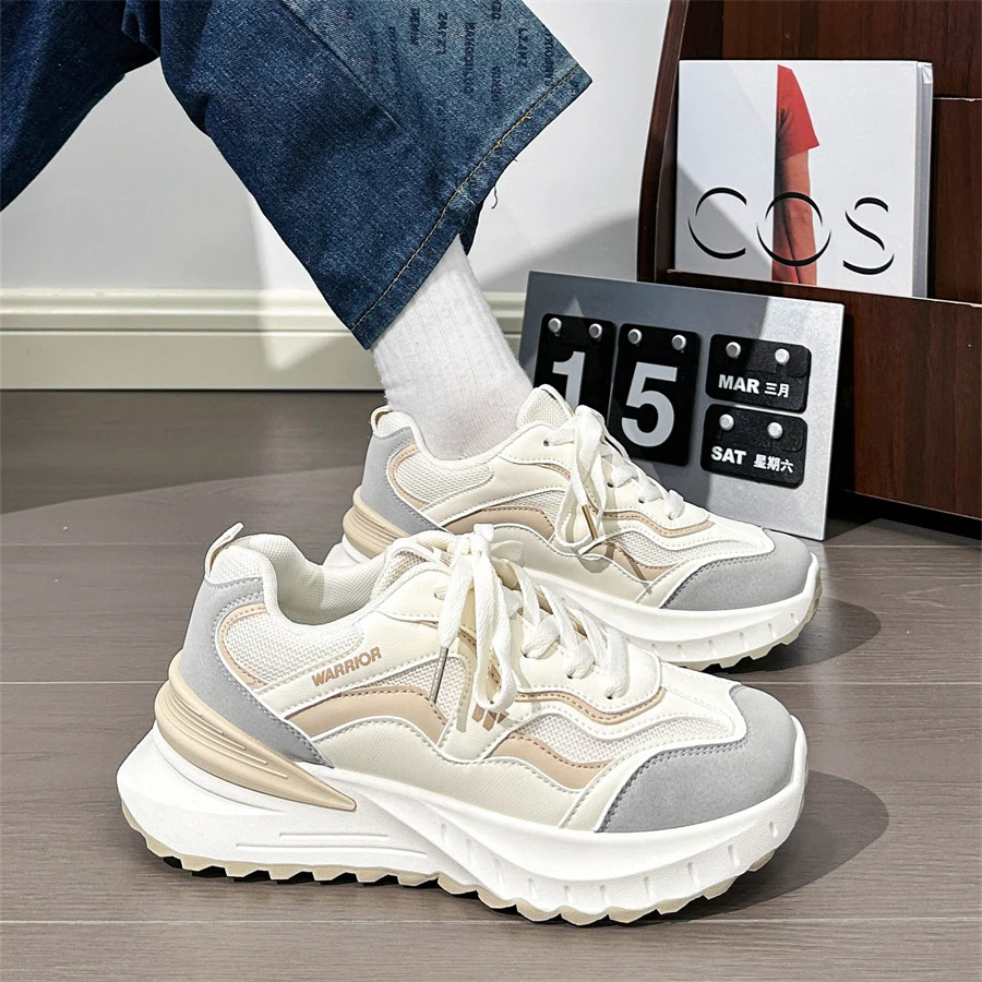 回力女鞋运动鞋女2025春秋厚底老爹鞋女百搭休闲鞋子女时尚潮鞋女