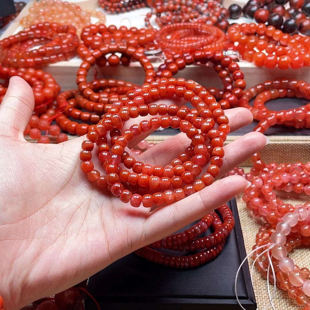 手链未镶嵌南红玛瑙奶***冰