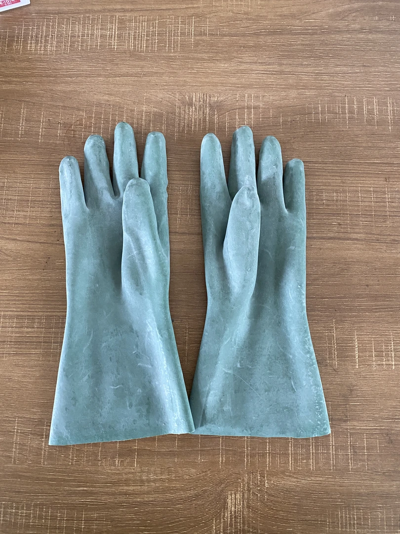 正品老货橡胶手套防水防尘加厚耐用