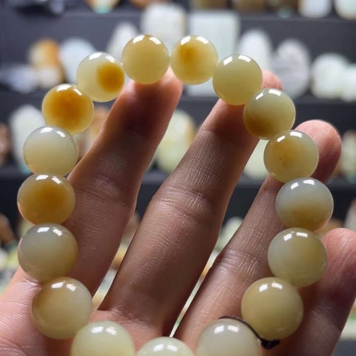 未镶嵌手串和田玉（糖玉）