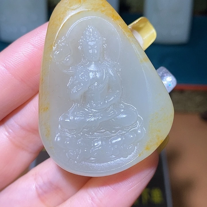 如***意颈饰未镶嵌和田玉